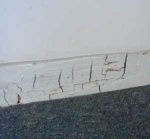 Severe Cuboidal cracking in skirtings